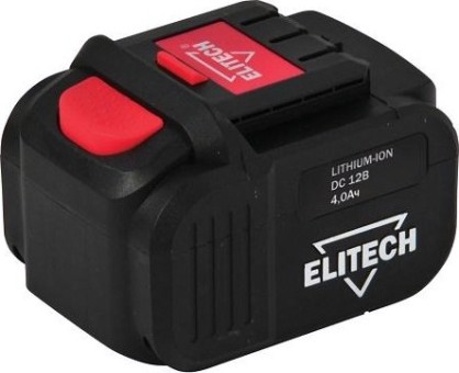 Аккумулятор ELITECH 12V 4.0 Ач Li-Ion 1820.098400 192573 Аккумулятор ELITECH 12V 4.0 Ач Li-Ion 1820.098400 192573