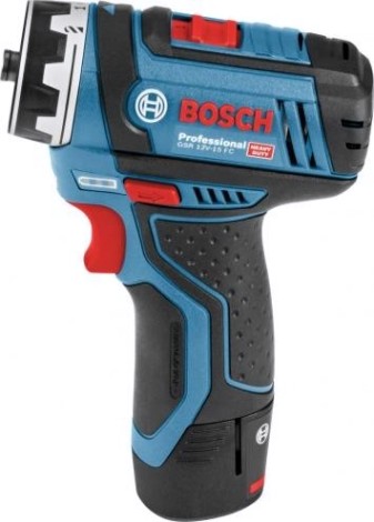 Аккумуляторная дрель-шуруповерт BOSCH GSR 12V-15 FC Flex [06019F6001] 2х2,0 Ач, L-BOXX, патрон