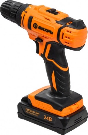 Аккумуляторная дрель-шуруповерт ВИХРЬ ДА-24Л-2К [72/14/18]