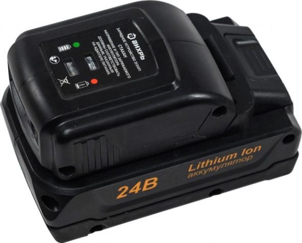 Аккумуляторная дрель-шуруповерт ВИХРЬ ДА-24Л-2К [72/14/18]