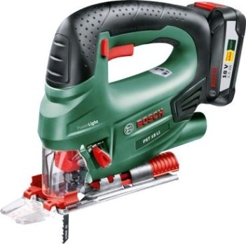 Аккумуляторный лобзик BOSCH PST 18 LI [0603011023] 1х2,5Ач, кейс