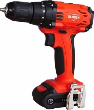 Аккумуляторный шуруповерт ELITECH ДА 10.8 СЛК2 (1,5Ач) [182648]