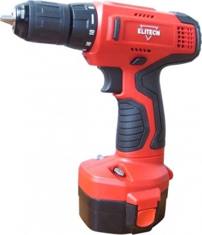Аккумуляторный шуруповерт ELITECH ДА 14 НК2 (1,5Ач Ni-Cd) [180550]