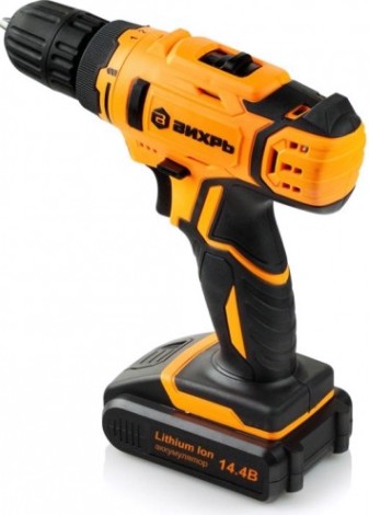 Аккумуляторный шуруповерт ВИХРЬ ДА-14,4Л-2К [72/14/8]