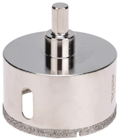Алмазная коронка для мокрого сверления Kranz KR-92-0020 80мм по керамограниту с центров. сверлом