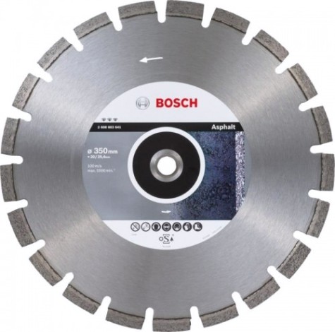 Алмазный диск для резки асфальта BOSCH 350x20/25.40 мм Best for Asphalt [2608603641]