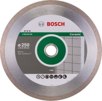 Алмазный диск для резки керамики BOSCH 200-25,4 мм Best for Ceramic [2608602636]