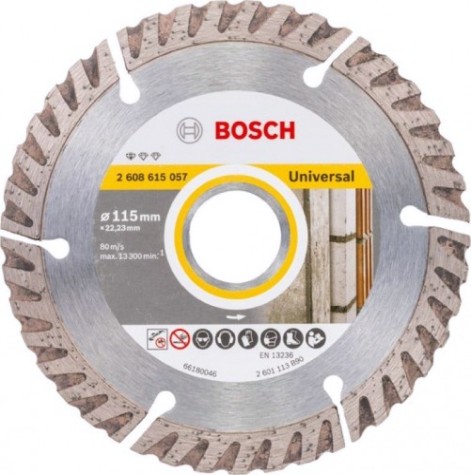 Алмазный диск универсальный BOSCH 115/22,23 мм Standard for Universal 10шт [2608615058]