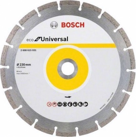 Алмазный диск универсальный BOSCH 230х22.2 мм ECO for Universal [2608615044]