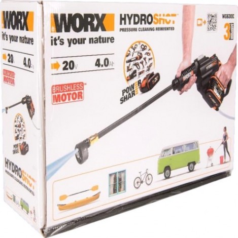 Автомойка Worx WG630E.9 бесщеточная, (без акб и з/у)