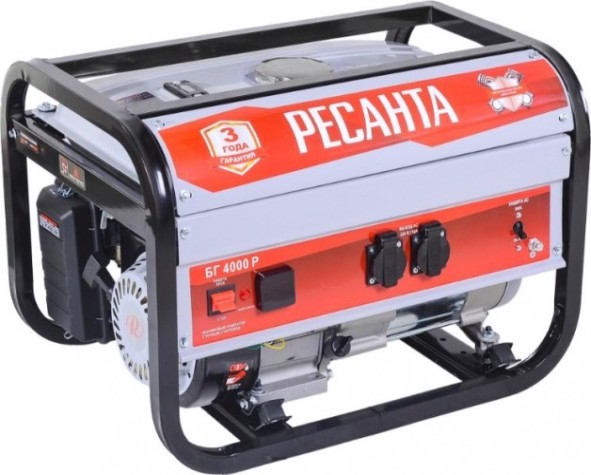 Бензогенератор Ресанта БГ 4000 Р [64/1/44]
