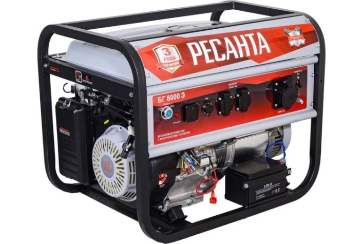 Бензогенератор Ресанта БГ 8000 Э [64/1/48]