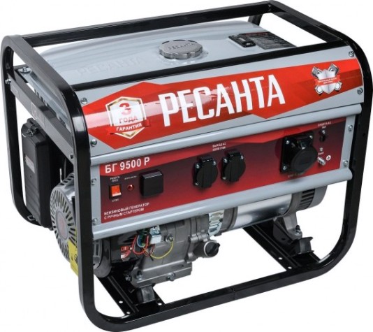 Бензогенератор Ресанта БГ 9500 Р [64/1/53]