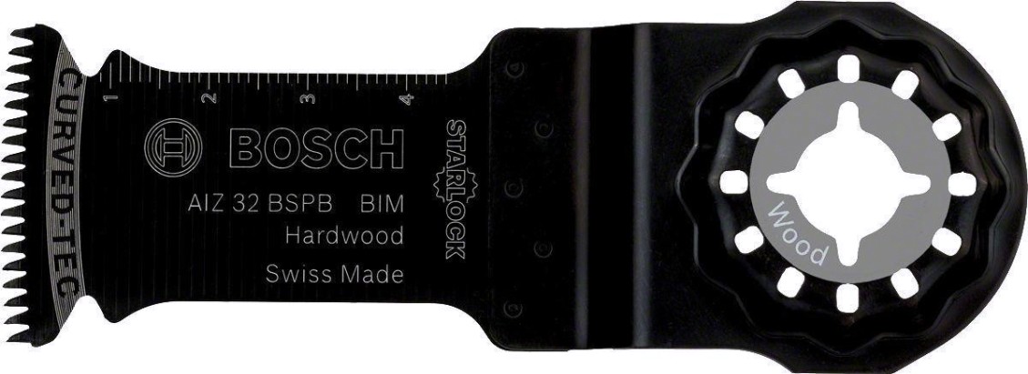 Биметаллическое погружное пильное полотно BOSCH 32х50 мм AIZ 32 APB DIY [2609256945]