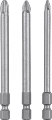 Бита для заворачивания BOSCH 89 ММ PH1/2/3 Extra Hard 3шт xh [2609255966]