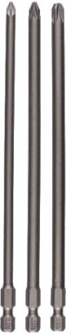 Бита для заворачивания BOSCH Extra Hard 152 мм PZ1/2/3 3шт [2607001762]