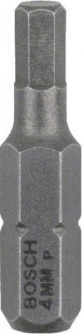 Бита для заворачивания BOSCH Extra Hard 25 мм HEX4 3шт [2607001724]