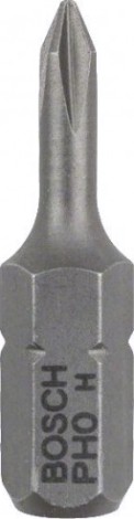Бита для заворачивания BOSCH Extra Hard 25 мм PH0 3шт [2607001506]