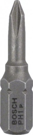 Бита для заворачивания BOSCH Extra Hard 25 мм PH1 3шт [2607001508]