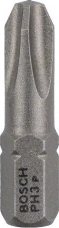 Бита для заворачивания BOSCH Extra Hard 25 мм PH3 3шт [2607001515]