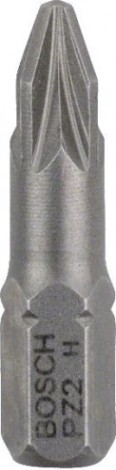 Бита для заворачивания BOSCH Extra Hard 25 мм PZ2 3шт [2607001558]