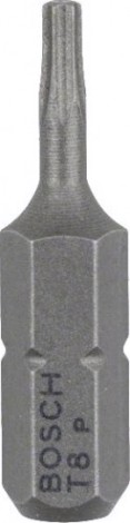 Бита для заворачивания BOSCH Extra Hard 25 мм T8 3шт [2607001601]