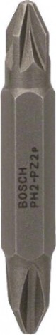 Бита для заворачивания BOSCH Extra Hard двусторонняя 45 мм PH2/PZ2 [2607001743]