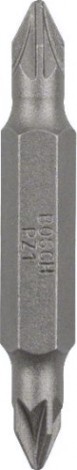 Бита для заворачивания BOSCH Extra Hard двусторонняя 45 мм PZ1/PZ1 [2607001741]