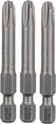 Бита для заворачивания BOSCH РH3х50 мм Extra Hart (3шт.) [2607001531]