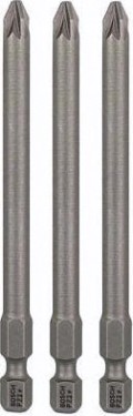 Бита для заворачивания BOSCH РZ2 х 90 мм Extra Hart (3шт) [2607001583]