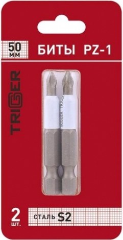 Бита для заворачивания TRIGGER 84970 ПРОФИ PZ-1 50мм (2шт.) [тов-151824]