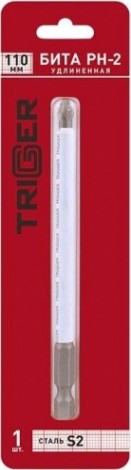 Бита для заворачивания TRIGGER 84984 ПРОФИ PH-2 удлиненная 110мм [тов-128292]