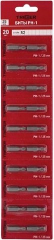 Бита для заворачивания TRIGGER 85961 ПРОФИ PH-1 25мм, 20шт. [тов-208830]