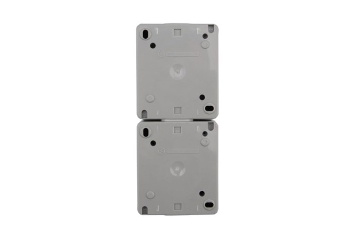Блок розеток Kranz KR-78-0616 вертикальный 2 (керамика) INDUSTRIAL IP54