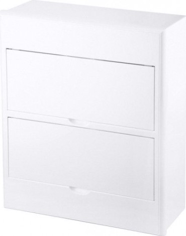 Бокс Kranz KR-11-0325 пластиковый ЩРН-П-24 IP41 белый (белая дв.)