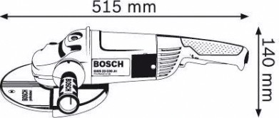 Болгарка (УШМ) BOSCH GWS 26-230 JH [0601882203]