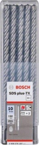 Бур SDS-plus 7-X BOSCH 10х 150/215 мм (уп.30шт.) [2608576197]