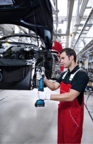 Дрель-шуруповерт аккумуляторная BOSCH ANGLE EXACT ION 15-500 угловая, без АКБ и ЗУ [060249460A] Коробка