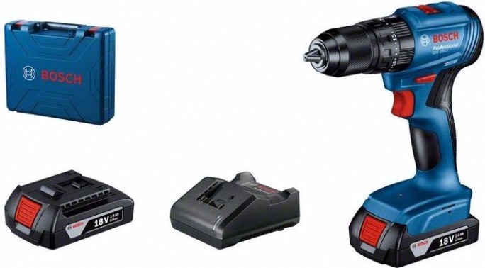 Дрель-шуруповерт аккумуляторная BOSCH GSB 185-LI ударная [06019K3100]