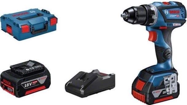 Дрель-шуруповерт аккумуляторная BOSCH GSR 18 V-60 C бесщеточная [06019G110D]