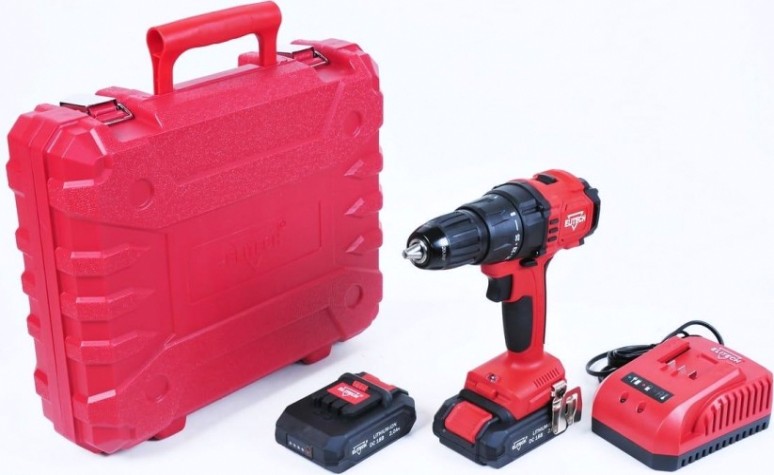 Дрель-шуруповерт аккумуляторная ELITECH ДА 18БЛ2 [198042]