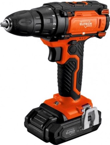 Дрель-шуруповерт аккумуляторная ELITECH ДА 18СЛ2 Промо [198031]
