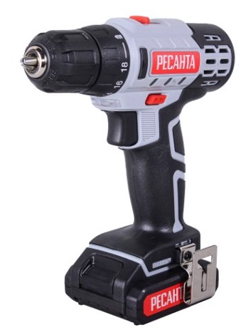 Дрель-шуруповерт аккумуляторная Ресанта ДА-14-2Л [75/14/3]