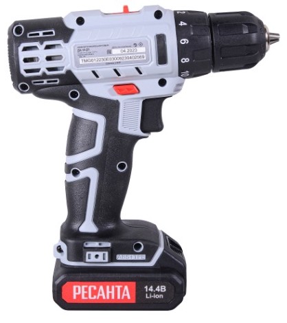 Дрель-шуруповерт аккумуляторная Ресанта ДА-14-2Л [75/14/3]