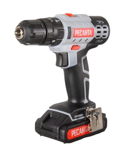 Дрель-шуруповерт аккумуляторная Ресанта ДА-18-2ЛК-У [75/14/6]