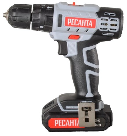 Дрель-шуруповерт аккумуляторная Ресанта ДА-18-2ЛК-У [75/14/6]