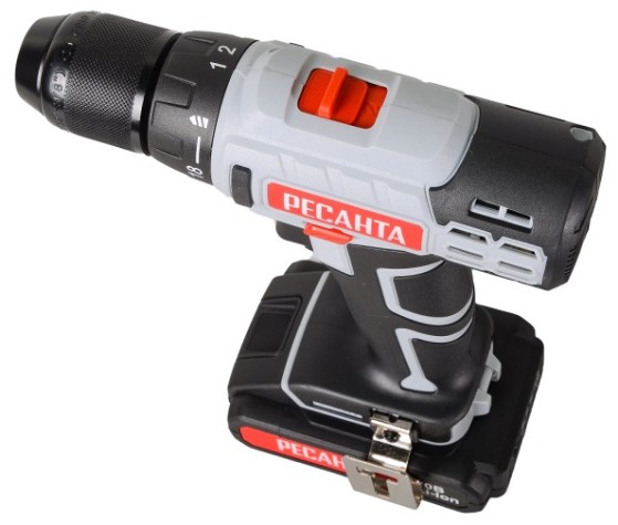 Дрель-шуруповерт аккумуляторная Ресанта ДА-20-2ЛК [75/14/11]