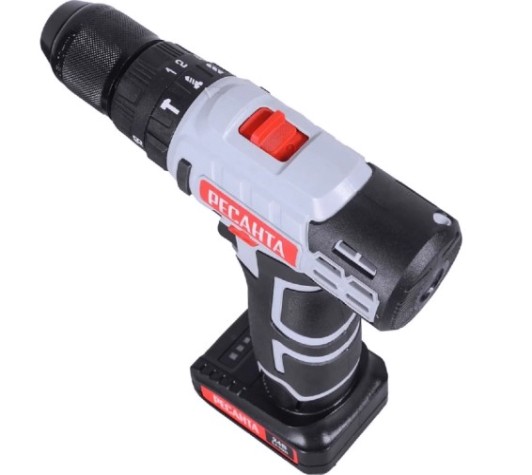 Дрель-шуруповерт аккумуляторная Ресанта ДА-24-2ЛК-У [75/14/8]