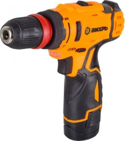 Дрель-шуруповерт аккумуляторная ВИХРЬ ДА-12Л-2КC (2,0 а/ч) [72/14/33]