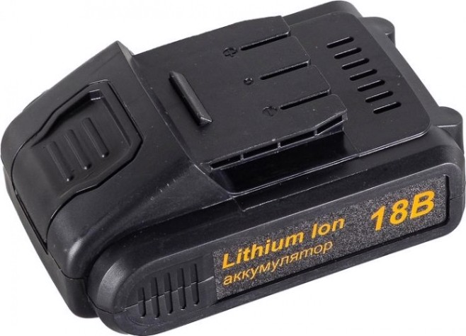 Дрель-шуруповерт аккумуляторная ВИХРЬ ДА-18Л-2КC (2,0 а/ч) [72/14/34]